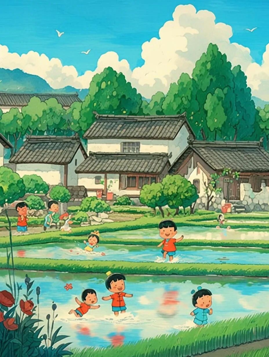 儿时记忆-田间玩耍