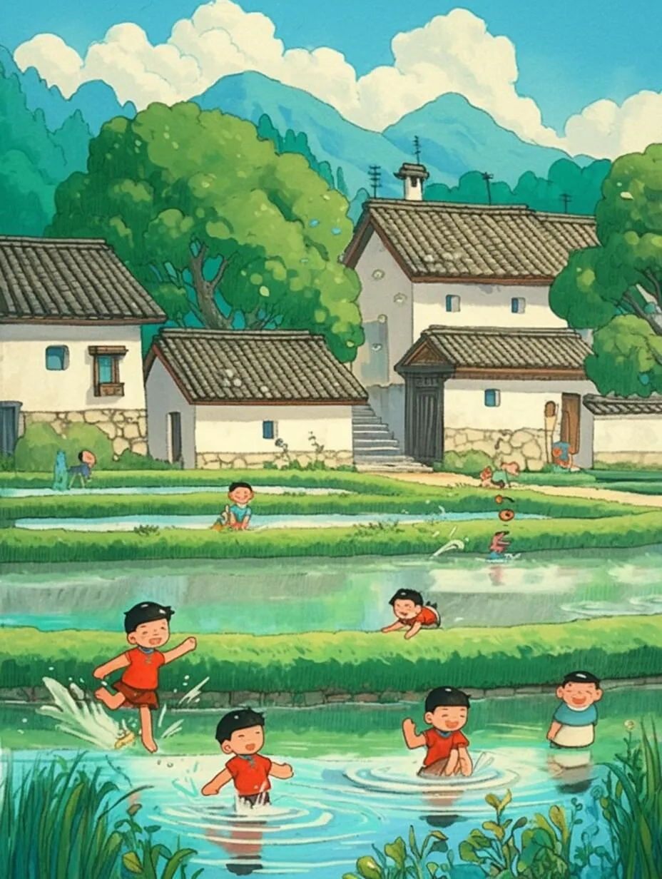 儿时记忆-田间玩耍