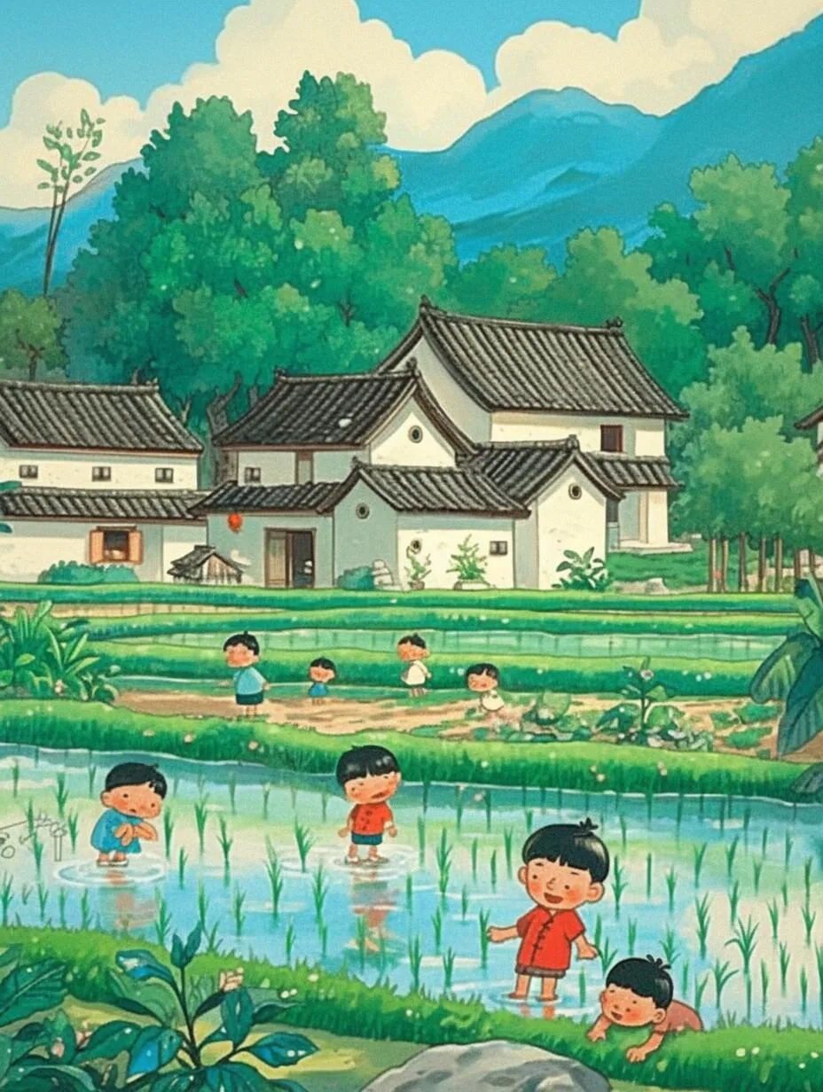 儿时记忆-田间玩耍