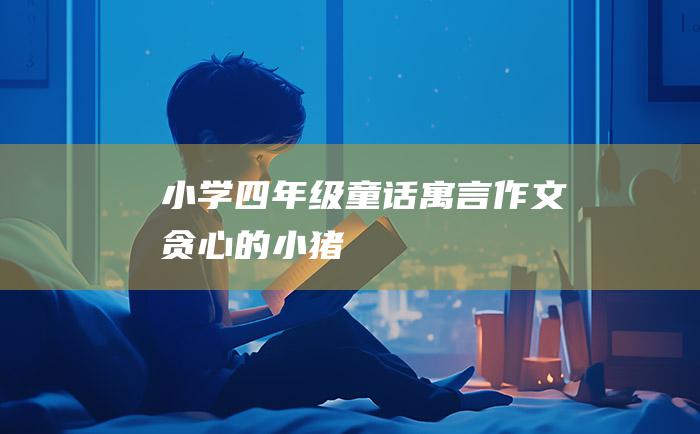 小学四年级童话寓言作文 贪心的小猪