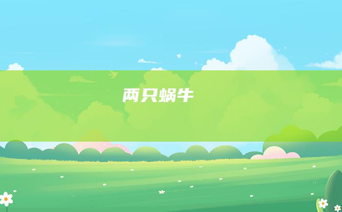 两只蜗牛