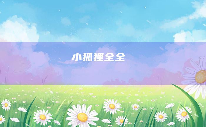 小狐狸全全