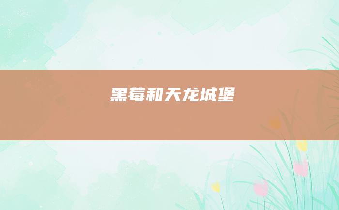 黑莓和天龙城堡