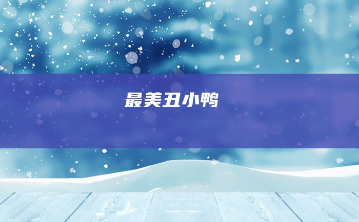 最美丑小鸭