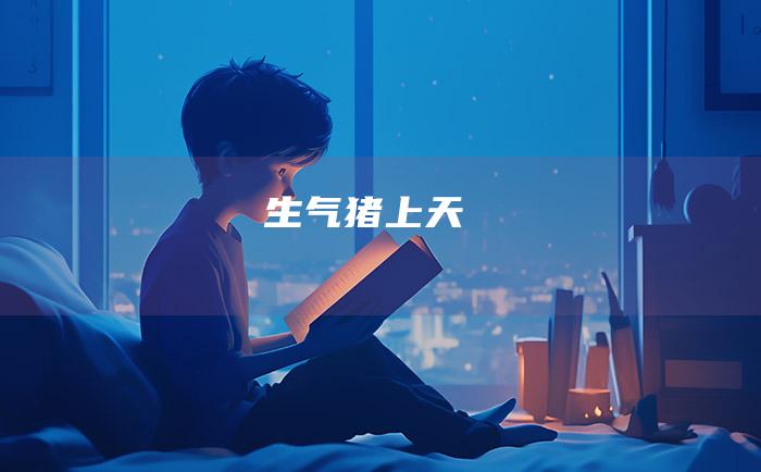 生气猪上天