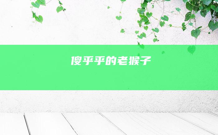 傻乎乎的老猴子