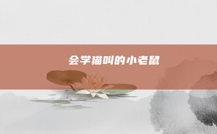 会学猫叫的小老鼠