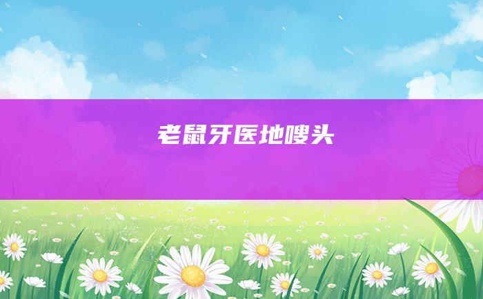 老鼠牙医地嗖头