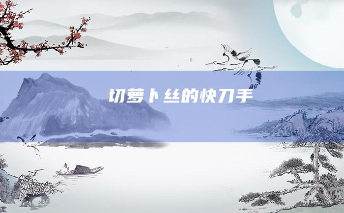 切萝卜丝的快刀手