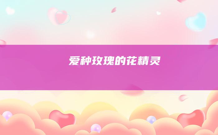 爱种玫瑰的花精灵