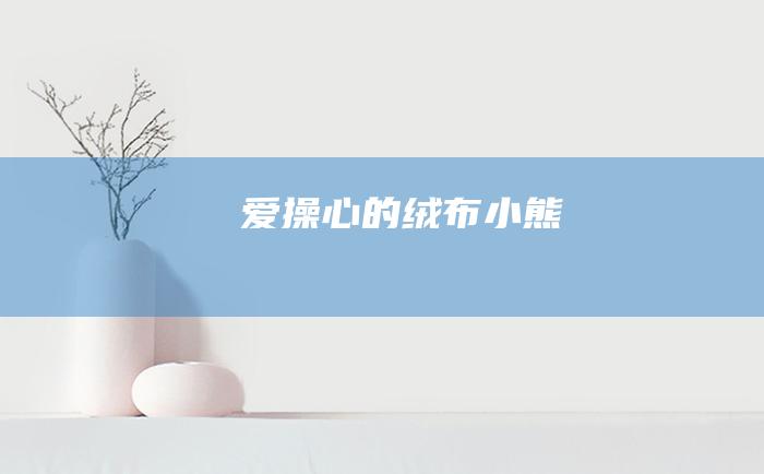 爱操心的绒布小熊