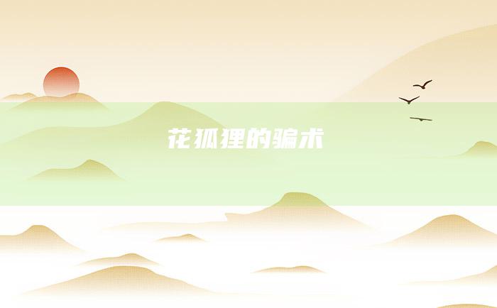 花狐狸的骗术