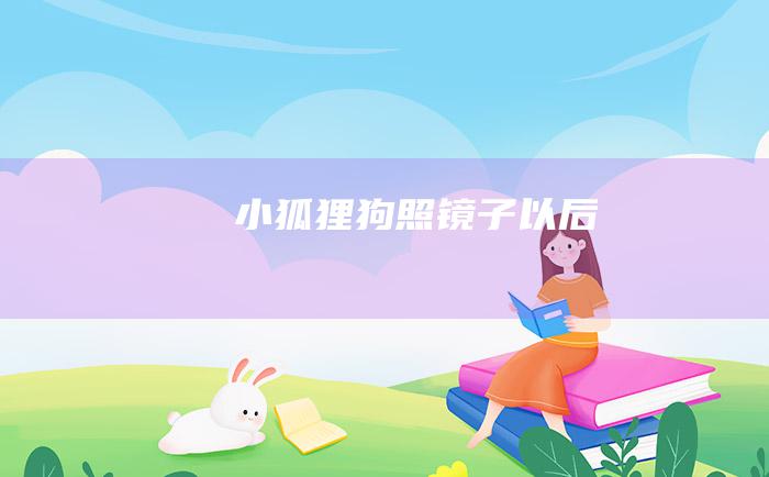 小狐狸狗照镜子以后