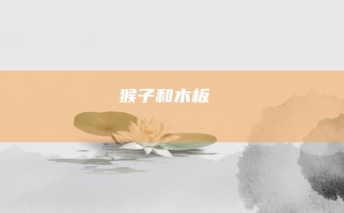 猴子和木板