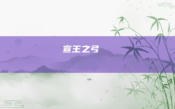 宣王之弓