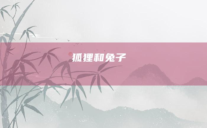 狐狸和兔子