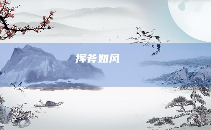 挥斧如风