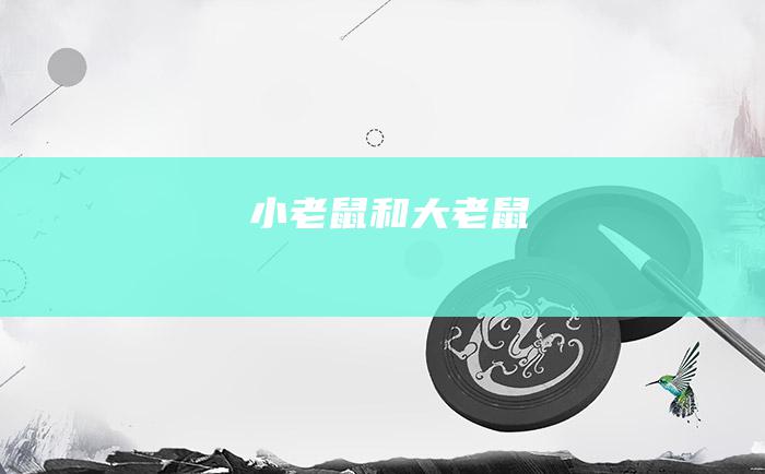 小老鼠和大老鼠