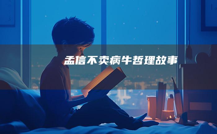 孟信不卖病牛 哲理故事