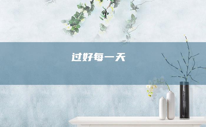 过好每一天
