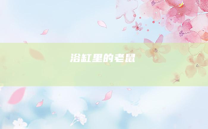 浴缸里的老鼠