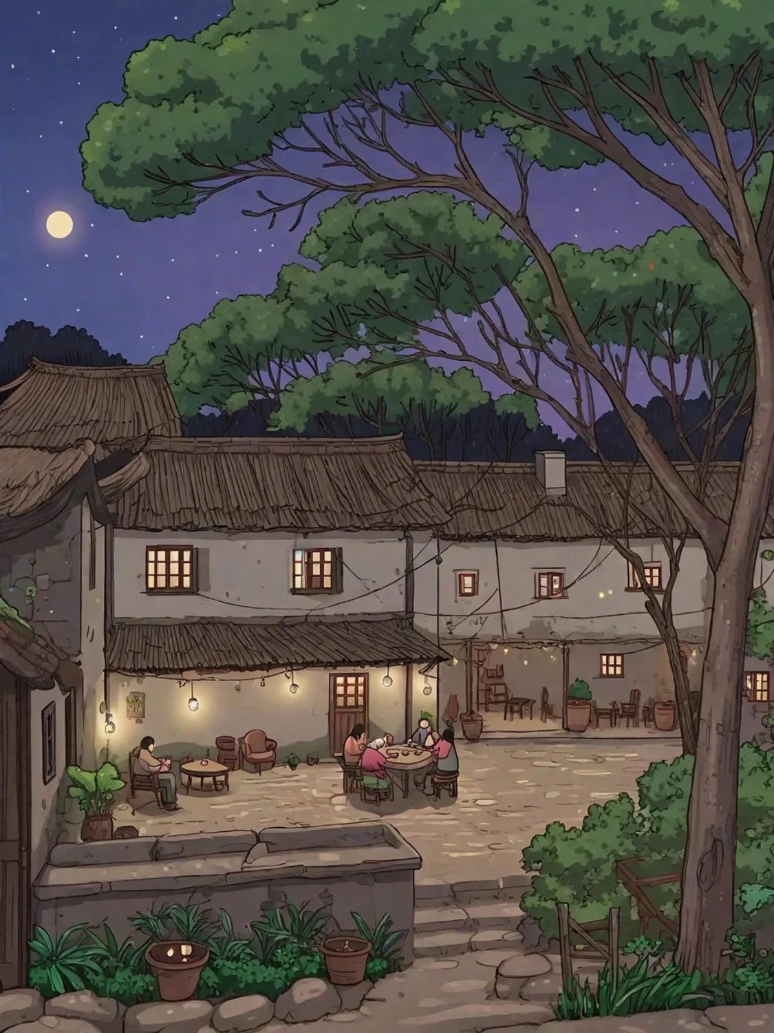 儿时记忆-热闹的农村小院