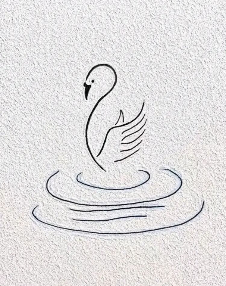 简笔画-简约却不简单的意境