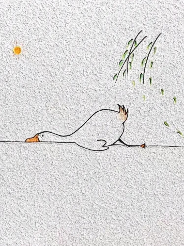 简笔画-简约却不简单的意境