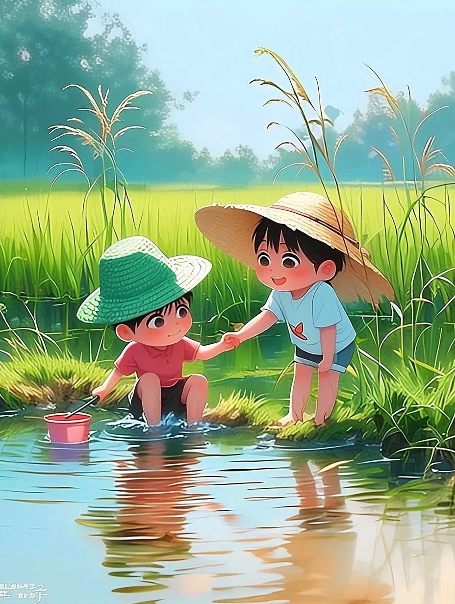 儿时记忆-小时候玩水的场景