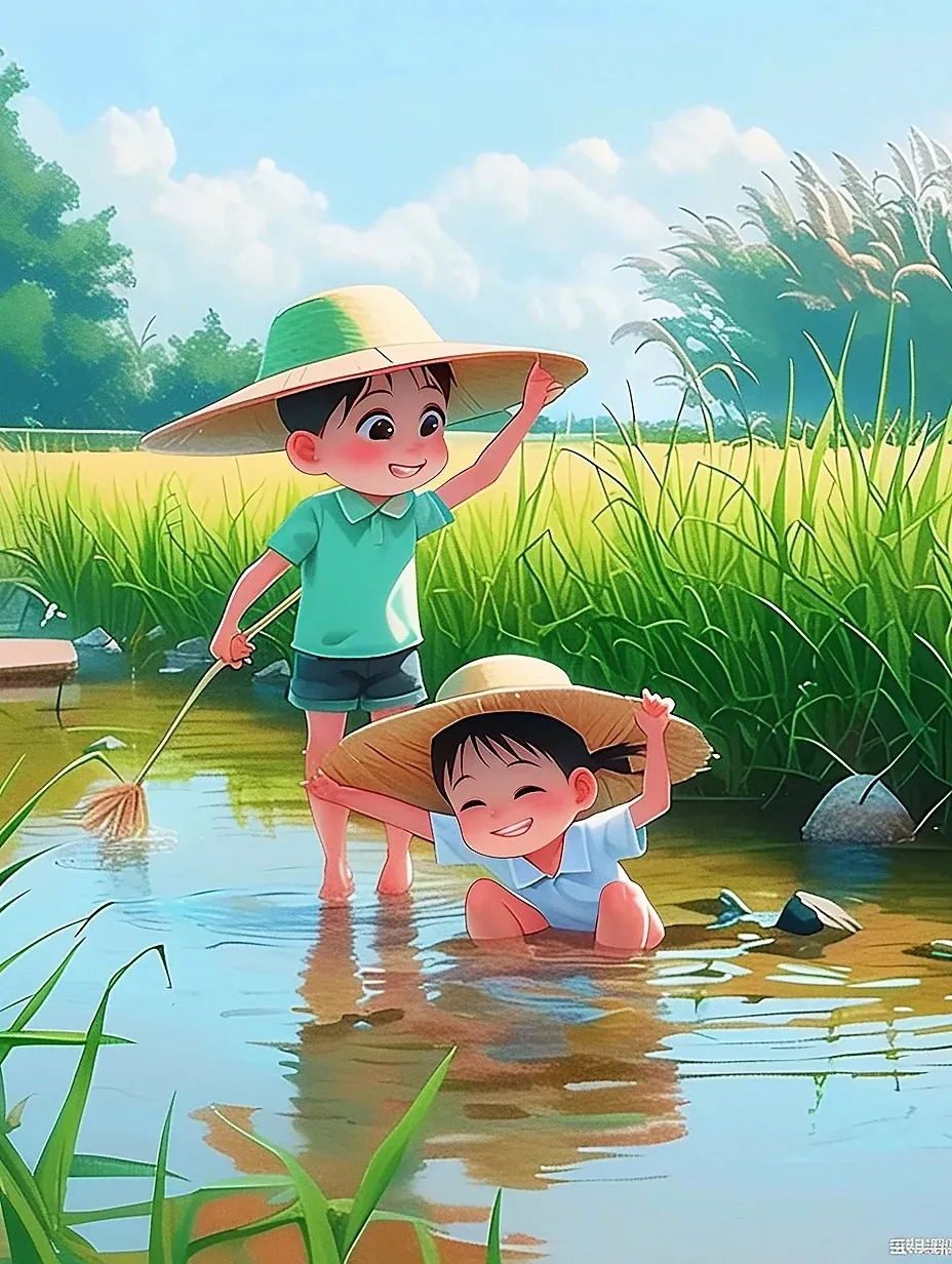 儿时记忆-小时候玩水的场景