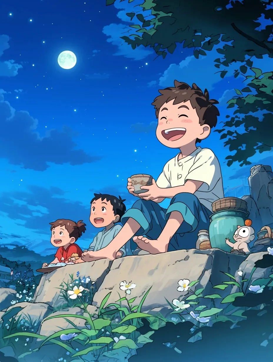 儿时记忆-小时候看星星的场景
