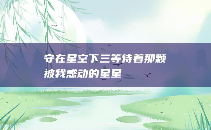 守在星空下 三 等待着那颗被我感动的星星