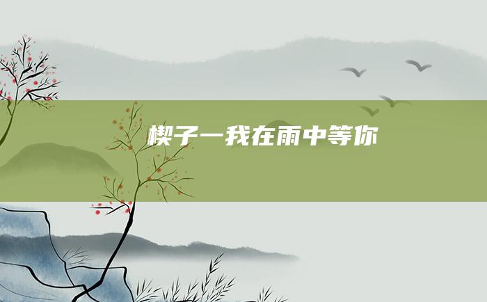 楔子 一 我在雨中等你