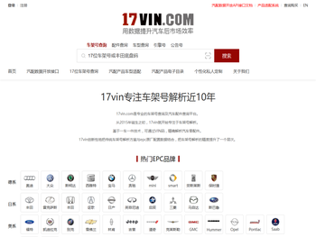 17位车架号查询