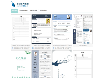 精选299套个人简历模板【免费下载