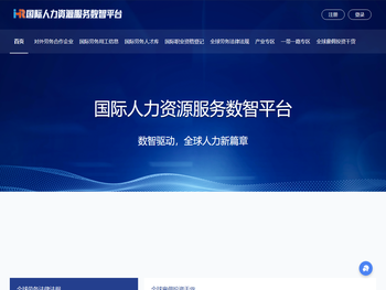 国际人力资源服务数智平台