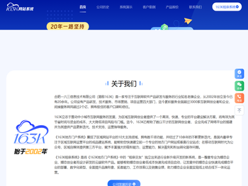 163K网站系统