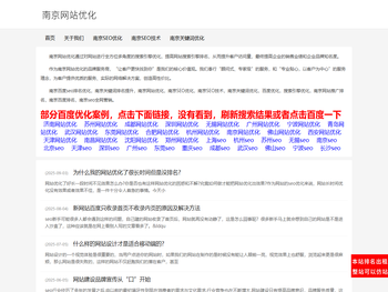 南京网站优化