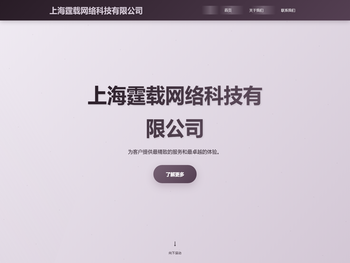上海霆载网络科技有限公司