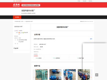 安国市登丰水泵厂