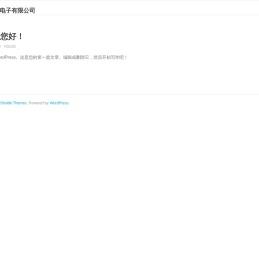 深圳一谷电子有限公司