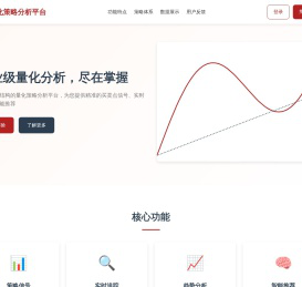 量化策略分析平台