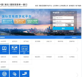 中国（湖北）国际贸易单一窗口
