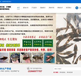 虎头鲨，沙塘鳢苗种繁育基地