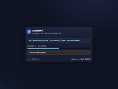 访问安全检测中