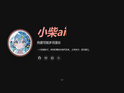 小柴ai的博客网站