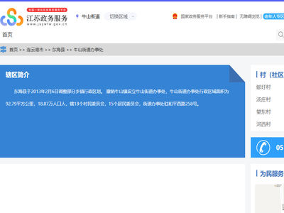 牛山街道办事处政务服务网