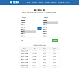 汇率查询