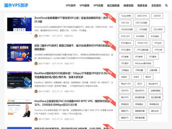 国外VPS测评