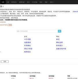 我的数据网主页
